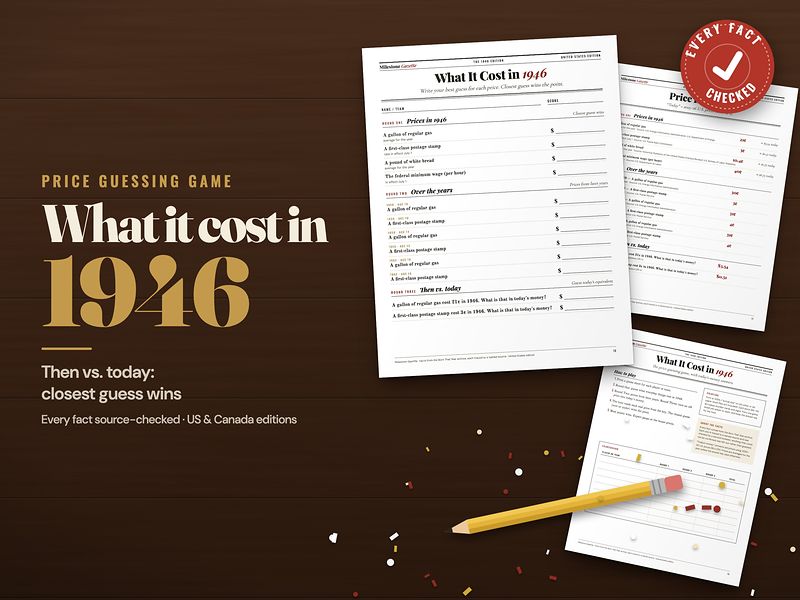 What It Cost in 1946 price-guessing game